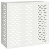 Pokrywa do klimatyzatora Biały 110 x 50 x 105 cm Stal