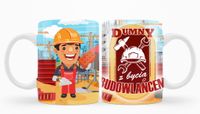 kubek - dumny z bycia budowlańcem   k184