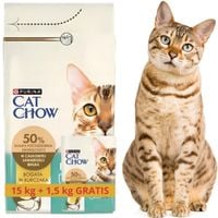 sucha karma dla kota z kurczakiem cat chow hairball 15 kg + 1.5 kg gratis