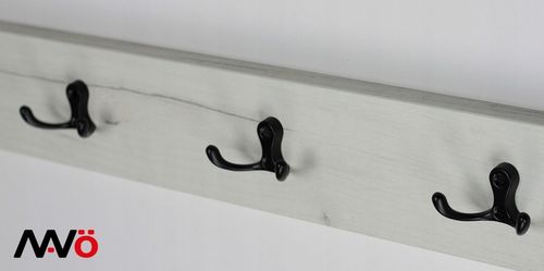 10x HACZYK NA UBRANIA CZARNY WIESZAK NA UBRANIA ŚCIENNY WIESZAK na Arena.pl