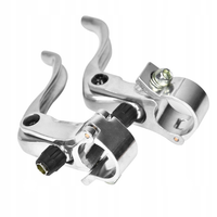 DŹWIGNIE KLAMKI HAMULCA ROWEROWE ALUMINIOWE SREBRNY 24mm