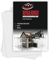 Ulotki A5 reklamowe firmowe 100 szt projekt w cenie USŁUGI OGÓLNOBUDOWLANE