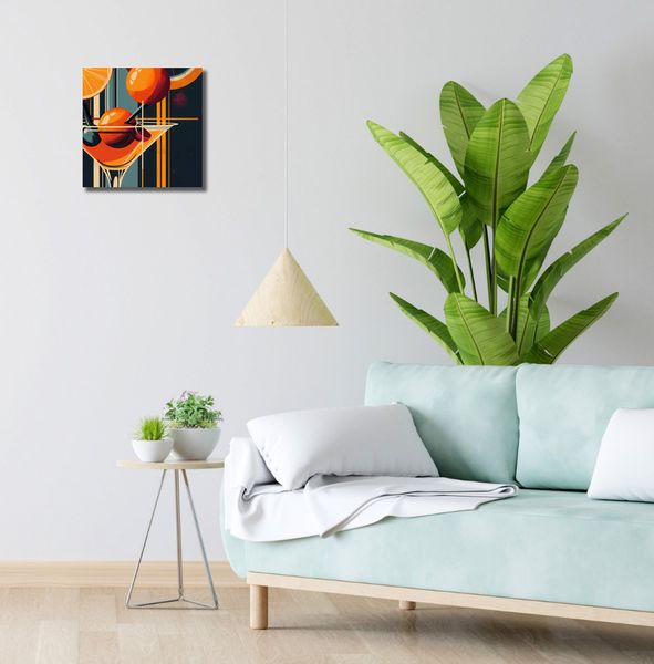 Obraz 30x30cm Koktajl w Stylu zdjęcie 2