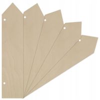 5 x Strzałka zawieszka sklejka decoupage 40 x 9 cm