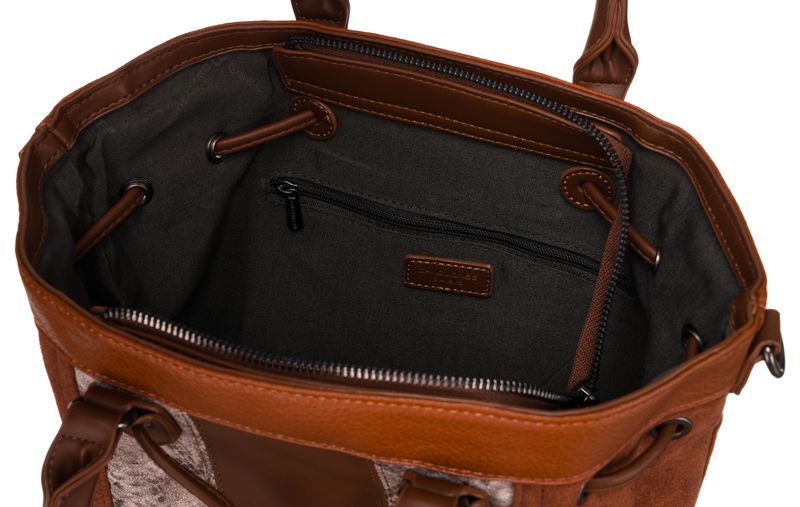 torebka damska 6885-5 cognack zdjęcie 6