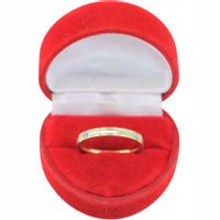 Złoty PIERŚCIONEK ze stali PL 17 USA 8 316L P409