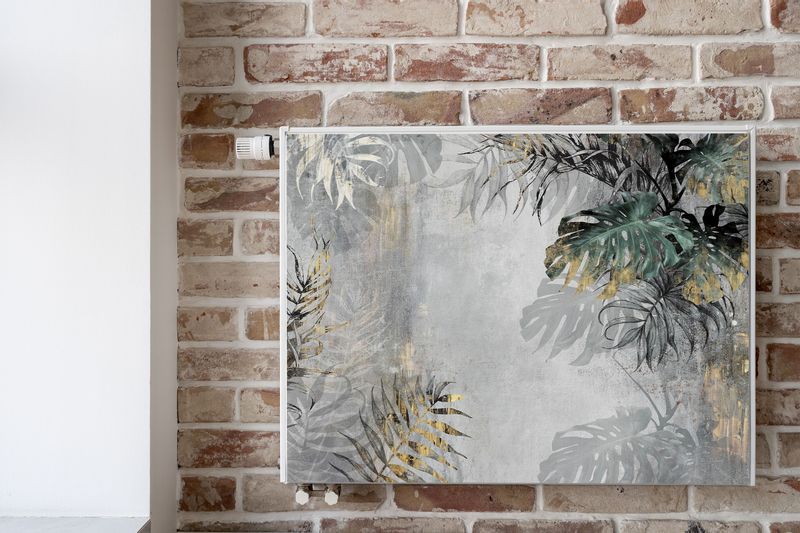 Mata MAGNETYCZNA Grzejnika Tropikalne Liście Rośliny 80cm x 60cm zdjęcie 6