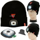 czapka z led czarna 17014