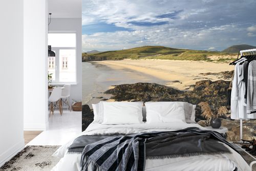 Fototapeta Plaża Morze Skały Flizelina Zmywalna 312x219 na Arena.pl