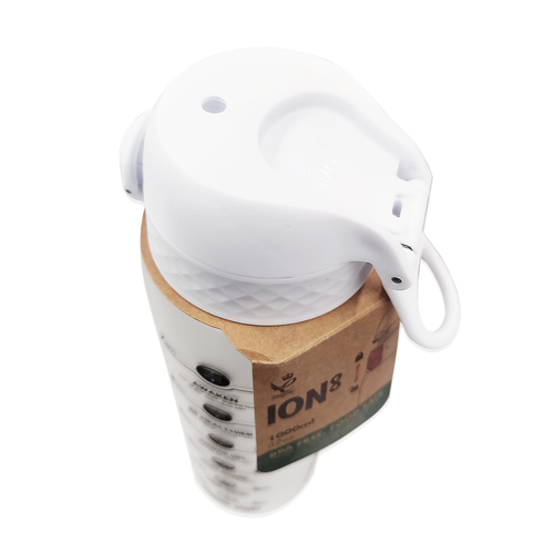 ION8 Przezroczysta butelka na wodę z miarką motywacyjną 1000 ml na Arena.pl