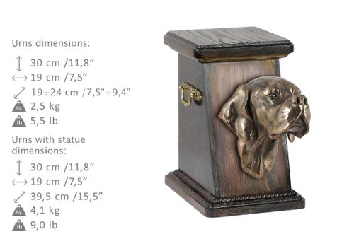 Pointer urna drewniana z psem Art-Dog na Arena.pl