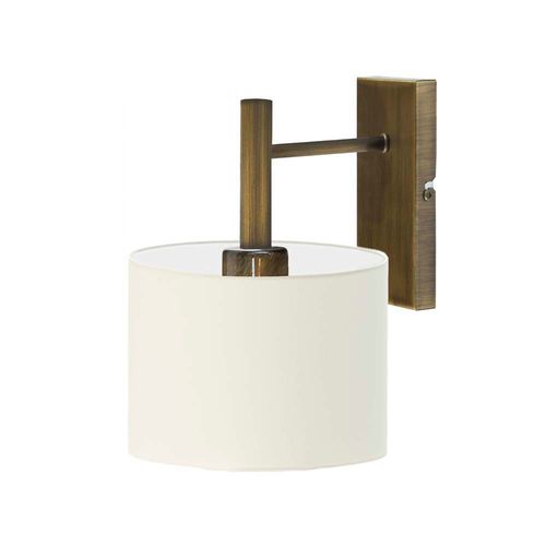 Biały kinkiet ścienny z abażurem AKRA na Arena.pl