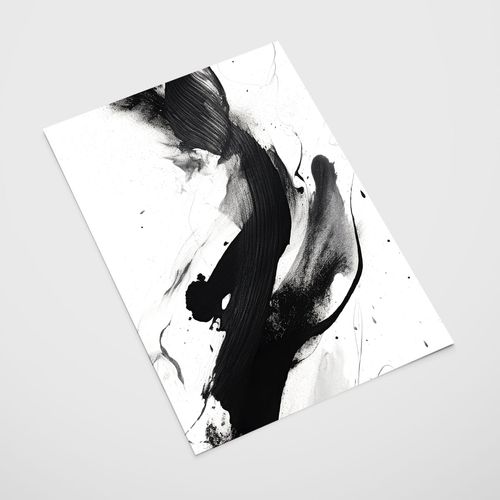 Plakat czarny maz farby 40x50 cm na Arena.pl