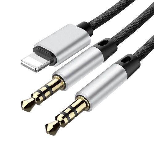 Kabel BASEUS L33 audio 2x + Lighting Apple na Arena.pl