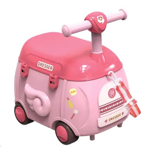 Toaletka jeździk - zestaw kosmetyczny w walizce - 25 elementów 2w1 na Arena.pl