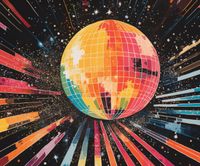 Plakat 60x50cm Disco Gra!