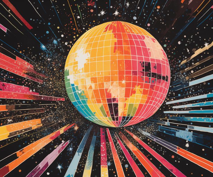 Plakat 60x50cm Disco Gra! zdjęcie 1