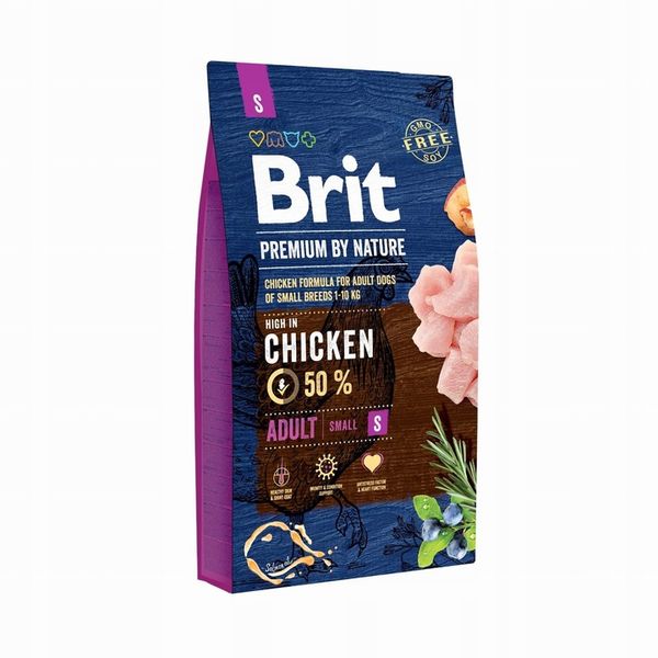 BRIT Premium Small Chicken sucha karma dla psa 8kg zdjęcie 6
