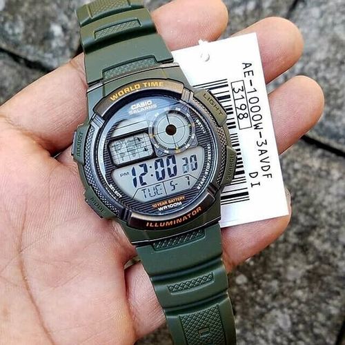 ZEGAREK MĘSKI CASIO AE-1000W 3AVDF (zd073b) - WORLD TIME + BOX na Arena.pl