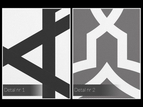 63508 Obraz na płótnie TRYPTYK SZARY MURCJA na Arena.pl