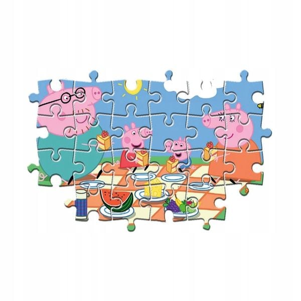 Puzzle Clementoni maxi 24 Świnka Peppa Piknik - KD zdjęcie 4