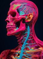 Plakat 20,5x28,4cm Anatomia Koloru