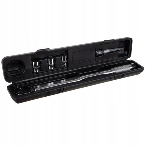 Klucz Dynamometryczny 1/2 28-210 Nm z Blokadą do Kół + 3 Nasadki 17 19 na Arena.pl