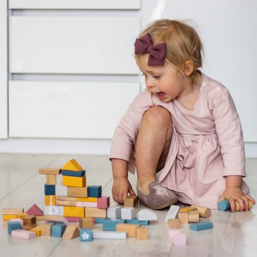 VIGA PolarB Zestaw drewnianych klocków w wiaderku - 60 elementów na Arena.pl