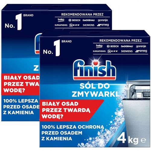 Finish Sól Ochronna do Zmywarki 4 kg x2 na Arena.pl