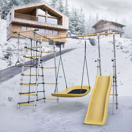 plac zabaw do ogrodu Małpka basic - czerwony na Arena.pl