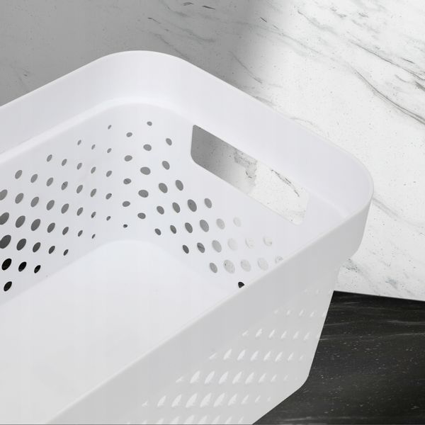 Curver Pojemnik Pudełko Ażurowe Eko 4,5 L Biały zdjęcie 7