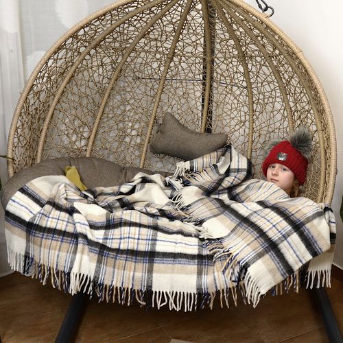 Koc Wełniany 150X200 Krata 18744 na Arena.pl