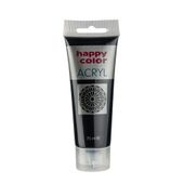 FARBA AKRYLOWA 75ML CZARNA HAPPY COLOR