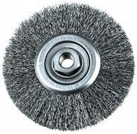 SZCZOTKA DRUCIANA 125 TARCZOWA NA SZLIFIERKĘ M14 DO SZLIFIERKI