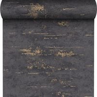 TAPETA MUR BETON ZE ZŁOTEM WINYLOWA NA FLIZELINIE