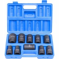 KLUCZE NASADOWE UDAROWE KUTE CR-V 17-41mm 1" Zestaw 10szt. FALON-TECH