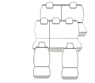 Pokrowce MIAROWE do Dacia Lodgy 7os. 12-17r. P1 na Arena.pl