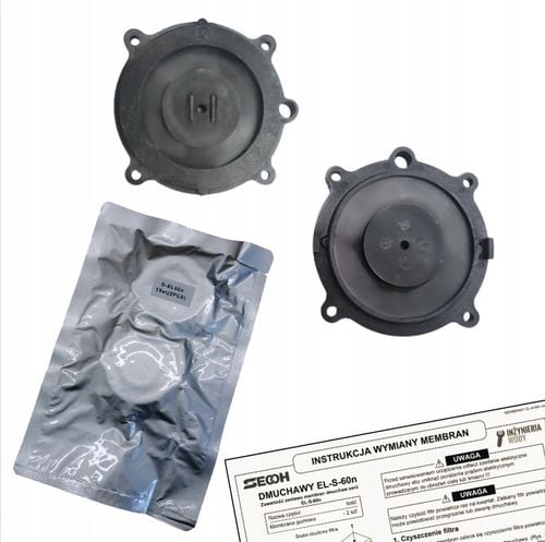 Oryginalne membrany do dmuchawy SECOH EL-S-60n air pump 2 szt na Arena.pl