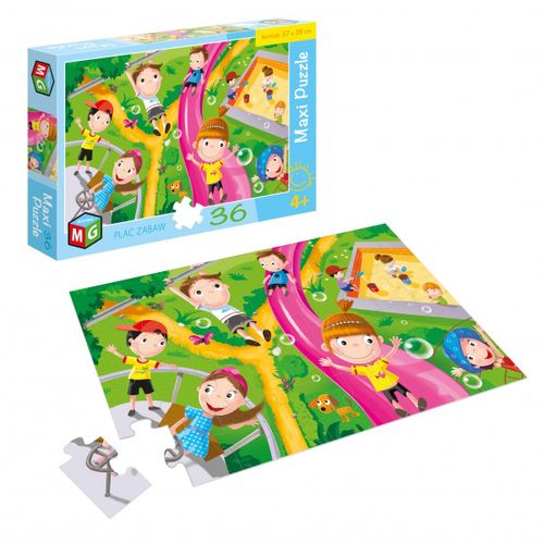 Puzzle 36 Elementów Maxi - Plac Zabaw na Arena.pl