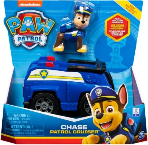 PSI PATROL CHASE POJAZD RADIOWÓZ + FIGURKA na Arena.pl