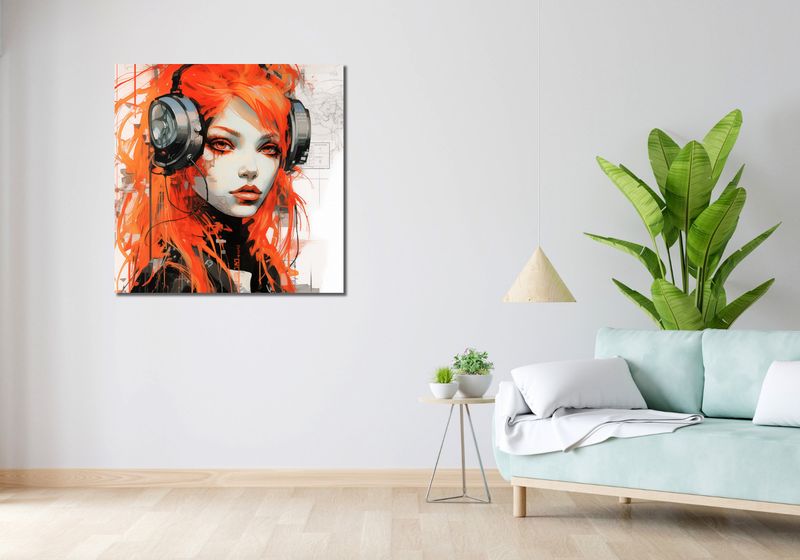 Obraz 90x90cm Rytm Metropolii zdjęcie 2