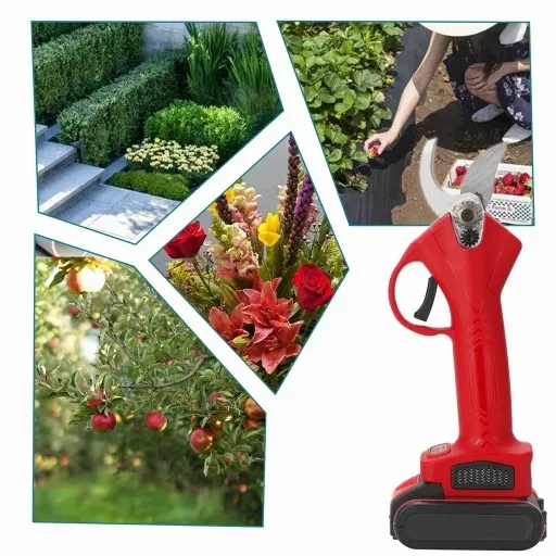 SEKATOR NOŻYCE ELEKTRYCZNY DO GAŁĘZI AKUMULATOROWY 2X BATERIA 30mm 21V zdjęcie 5