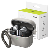 ringke onyx magnetic magsafe samsung galaxy buds 3 / 3 pro warm grey