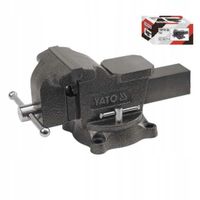 YATO IMADŁO ŚLUSARSKIE OBROTOWE MASZYNOWE 125MM ŻELIWNE Z KOWADŁEM 360st.