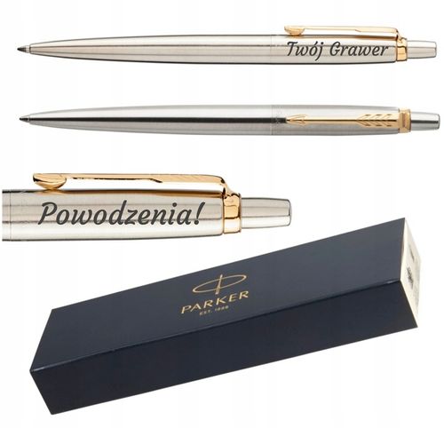 Długopis PARKER Jotter GT na prezent + GRAWER GRATIS dla pracownika z logo na Arena.pl