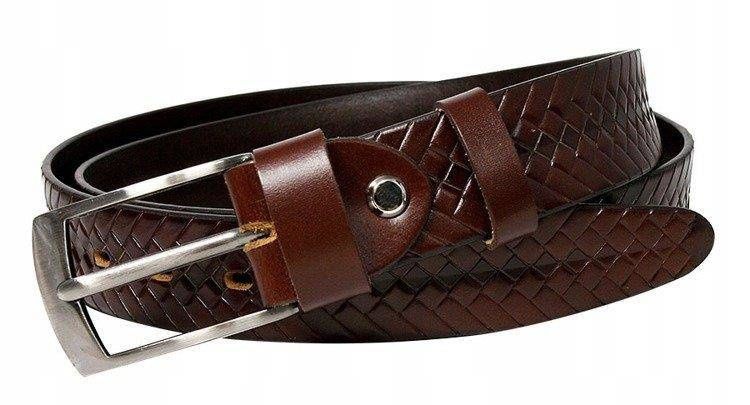 PASEK MĘSKI SKÓRZANY ROVICKY PRS-02-BGE 88-103 95CM zdjęcie 4