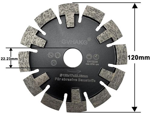 Frez diamentowy GVHAKG Tuck Point 120 x 17 x 12 x 22,23 mm na Arena.pl