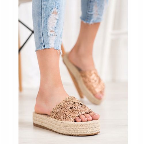 Klapki Espadryle Na Platformie r.39 na Arena.pl