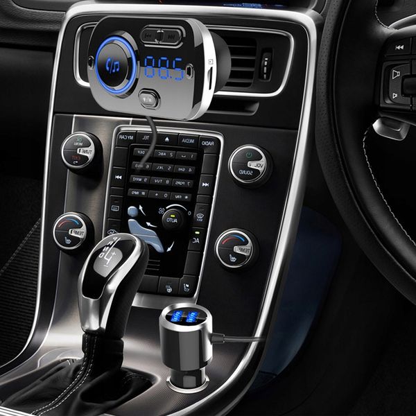 TRANSMITER BLUETOOTH FM SAMOCHODOWY 2X SZYBKA ŁADOWARKA USB-C AUX zdjęcie 4