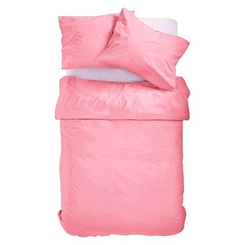 Komplet pościeli z 1 poduszką mikrofibra różowa na Arena.pl